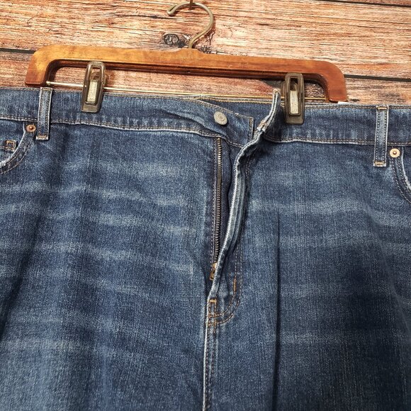 NWT Old Navy Jeans Plus Size 28 Mid Rise Boyfriend Ankle Distressed Stretch - Picture 5 of 10